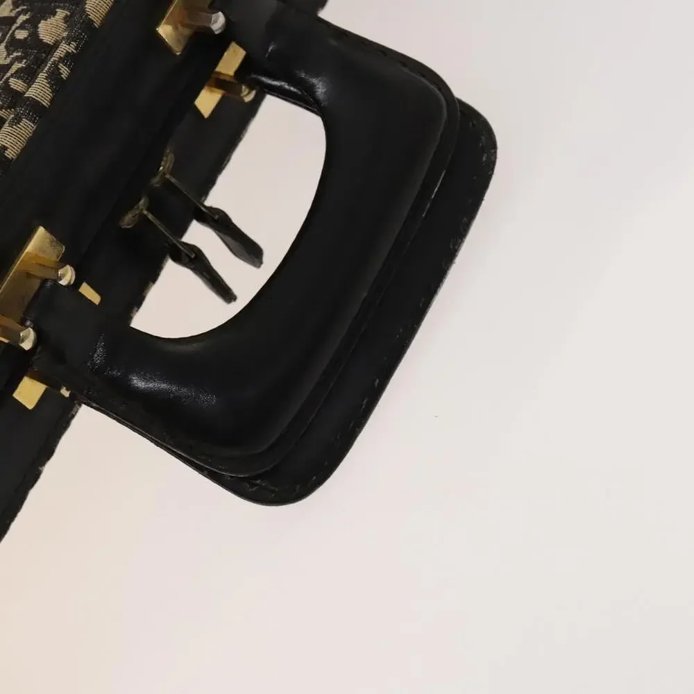 DIOR Trotter Canvas Trunk Navy Gold